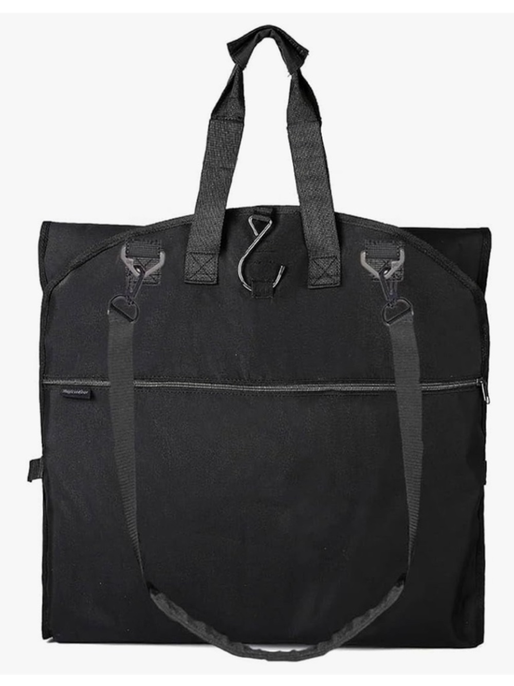 Black Travel Garment Bag - Durable Carryall